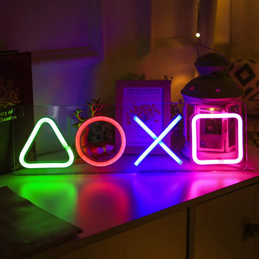 PS4 Game Icon Neon Sign