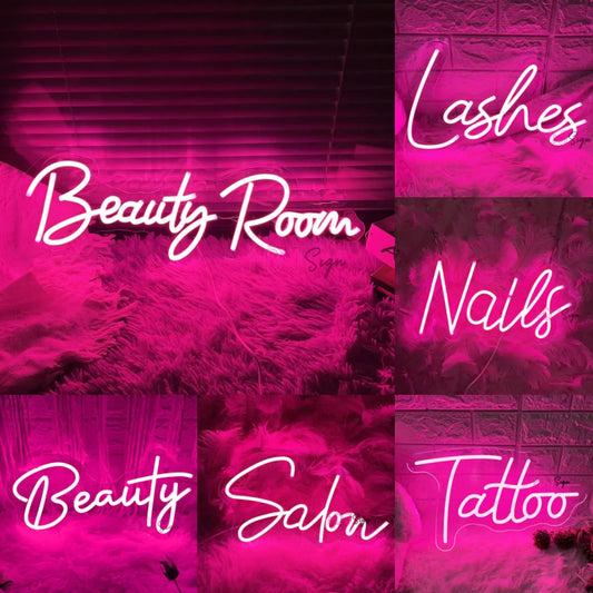Neon Signs Beauty Room Decor
