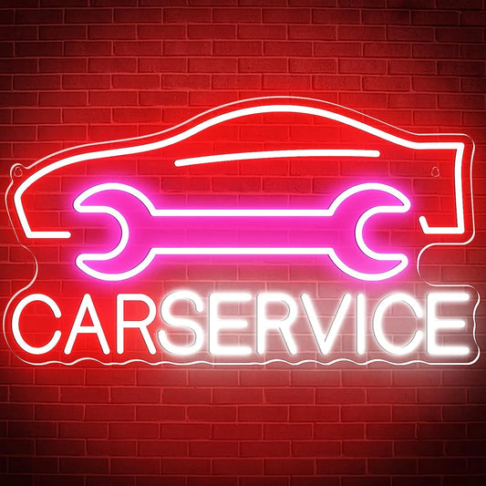 Car Service Neon Sign