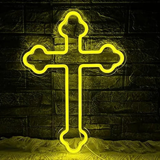 Jesus Cross Neon Signs